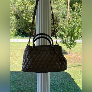 Vera Bradley Quilted Brown Satchel